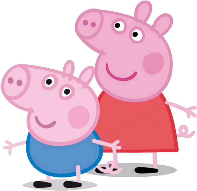 Download Peppa Pig Clipart George Pig Birthday - Peppa Pig Mini Figurine Set - Png Download (700x700), Png Download