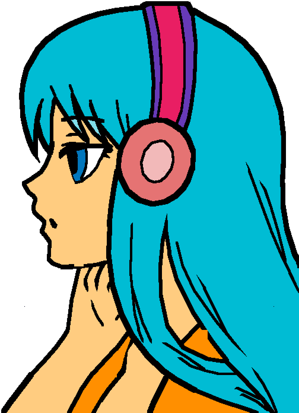 Ceep Calm Karina Ash Goo - Anime Girl Base With Hair Clipart (1008x1392), Png Download