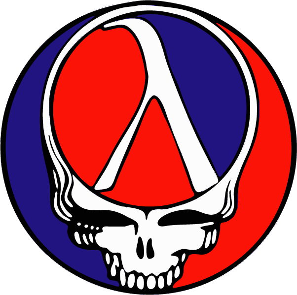 Steal Your Face 26 Aug - Rock Bands Logos Skull Clipart (602x599), Png Download