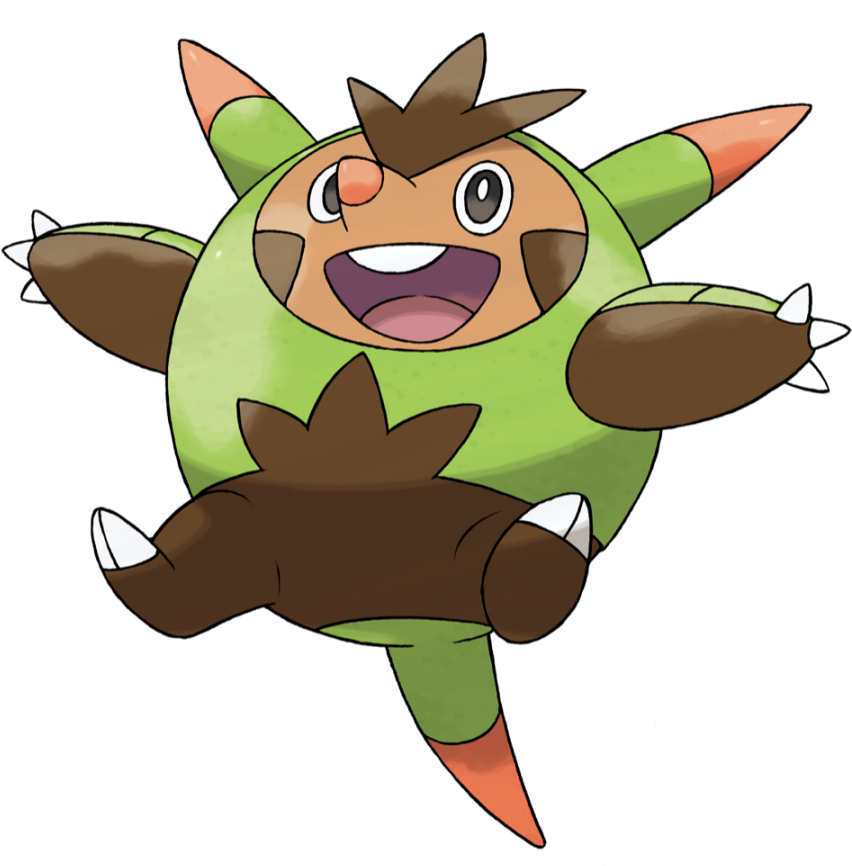 Quilladin Pokemon Clipart (900x891), Png Download