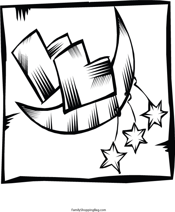 Star Pattern - Hearts And Stars Coloring Pages Clipart (578x698), Png Download