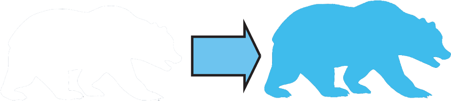 Dyeing With Indican - Berkeley Bear Logo Clipart (965x332), Png Download