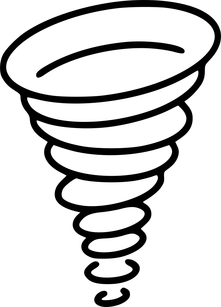 Twister Svg Png Icon Free Download - Portable Network Graphics Clipart (706x980), Png Download
