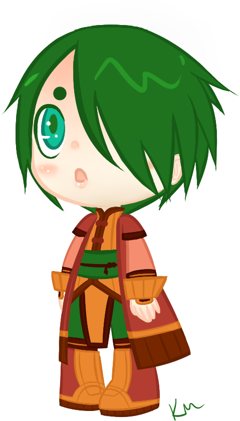 Chibi Searth With Dot Clipart (667x892), Png Download