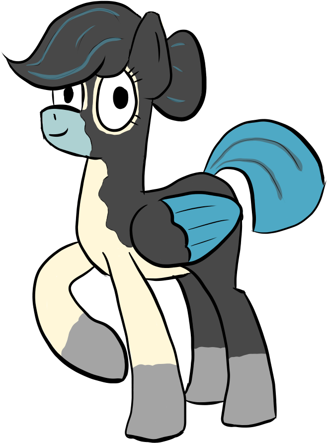 Bojangleee, Artist Needed, Bird Pone, Hair Bun, Looking - Cartoon Clipart (754x938), Png Download