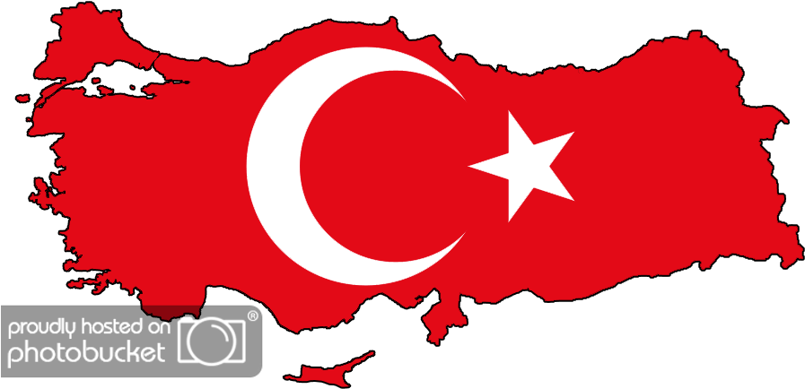 By Joel Richardson “with Prime Minister Erdogan's Islamist - Turkey Flag Map Clipart (899x560), Png Download