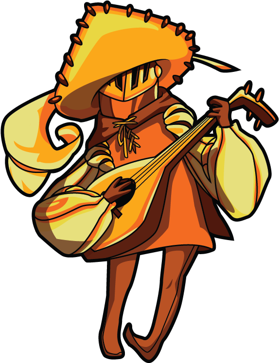 Artwork Png Clipart - Shovel Knight Bard Knight Transparent Png (613x803), Png Download