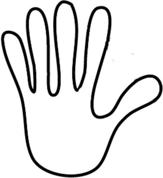 Clip Art - Hand - Png Download (567x600), Png Download