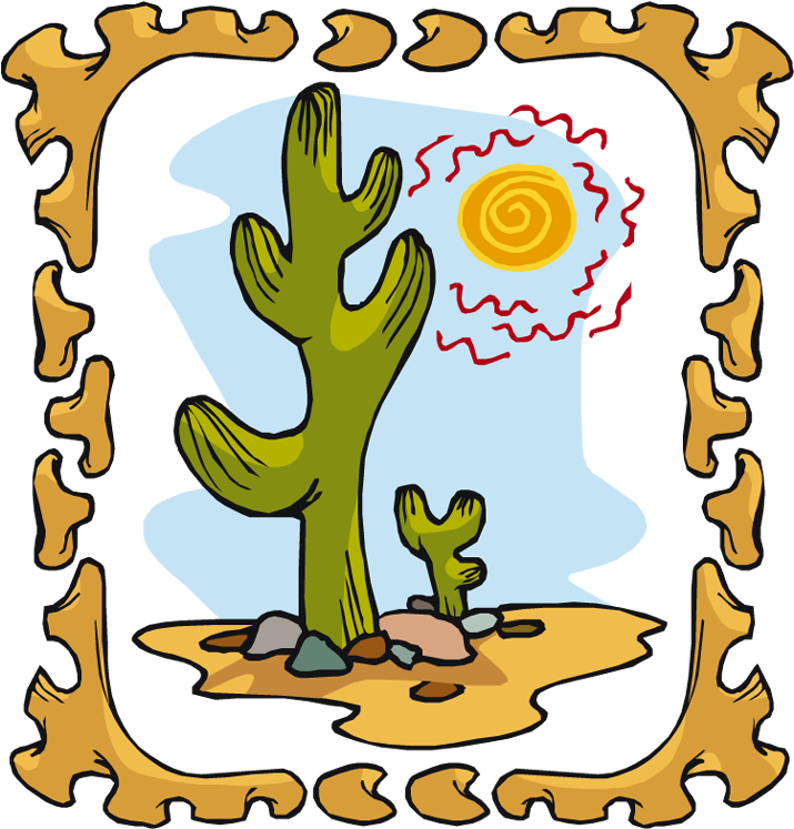 Cactus Clipart (726x818), Png Download