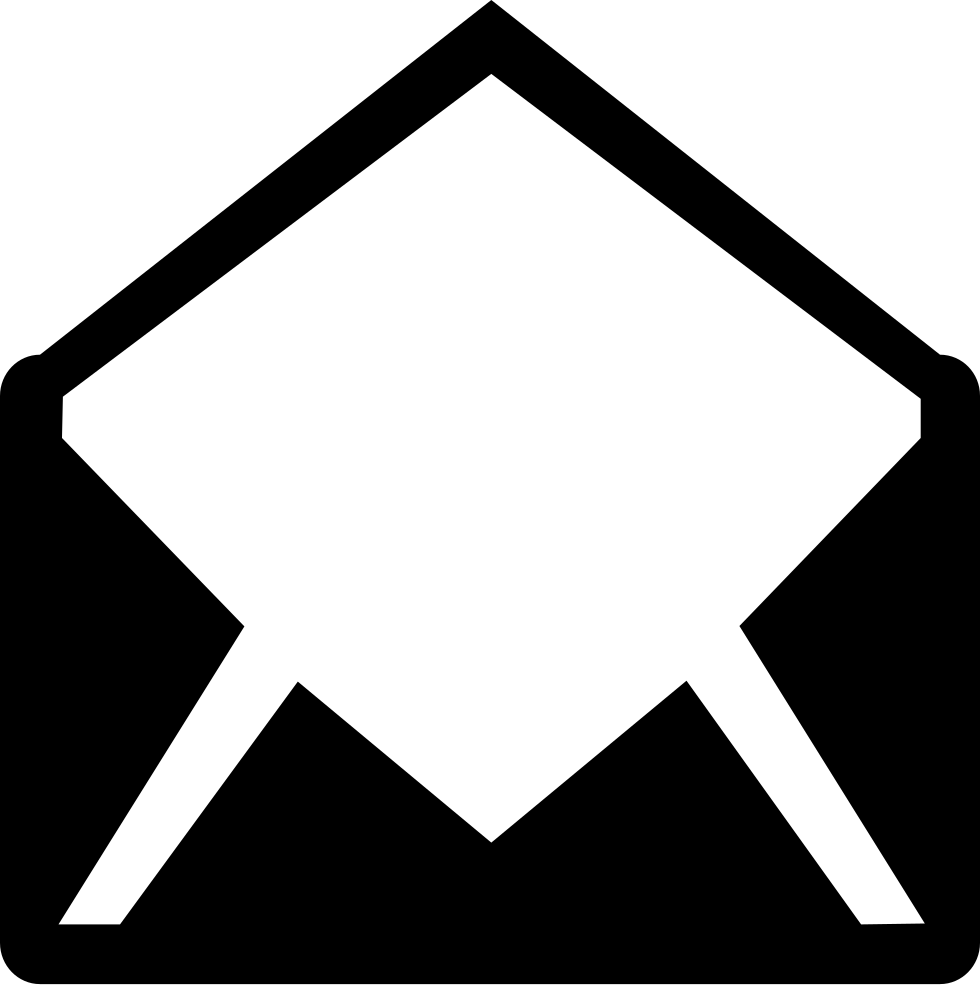 Si Glyph Mail Empty Comments - Mail Clipart (980x985), Png Download