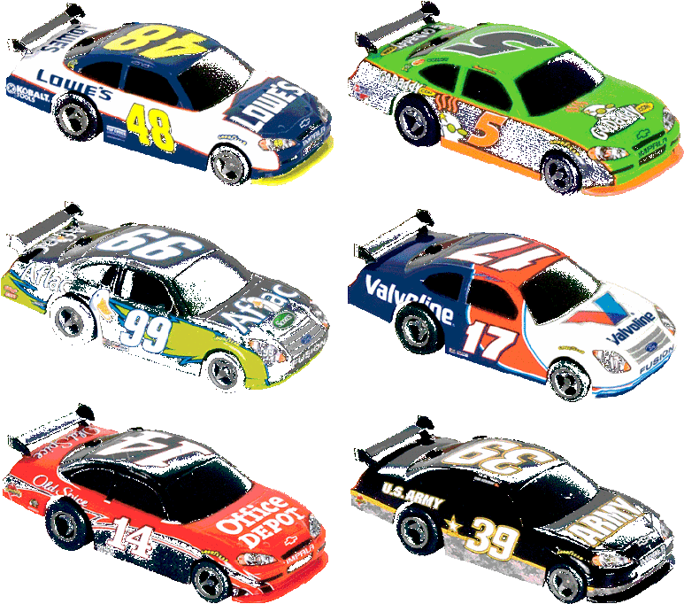 The Top 5 Best Blogs On Free Clip Art Of Nascar - Life-like Lowe's #48 Fast Tracker Nascar Slot Car - Png Download (800x711), Png Download