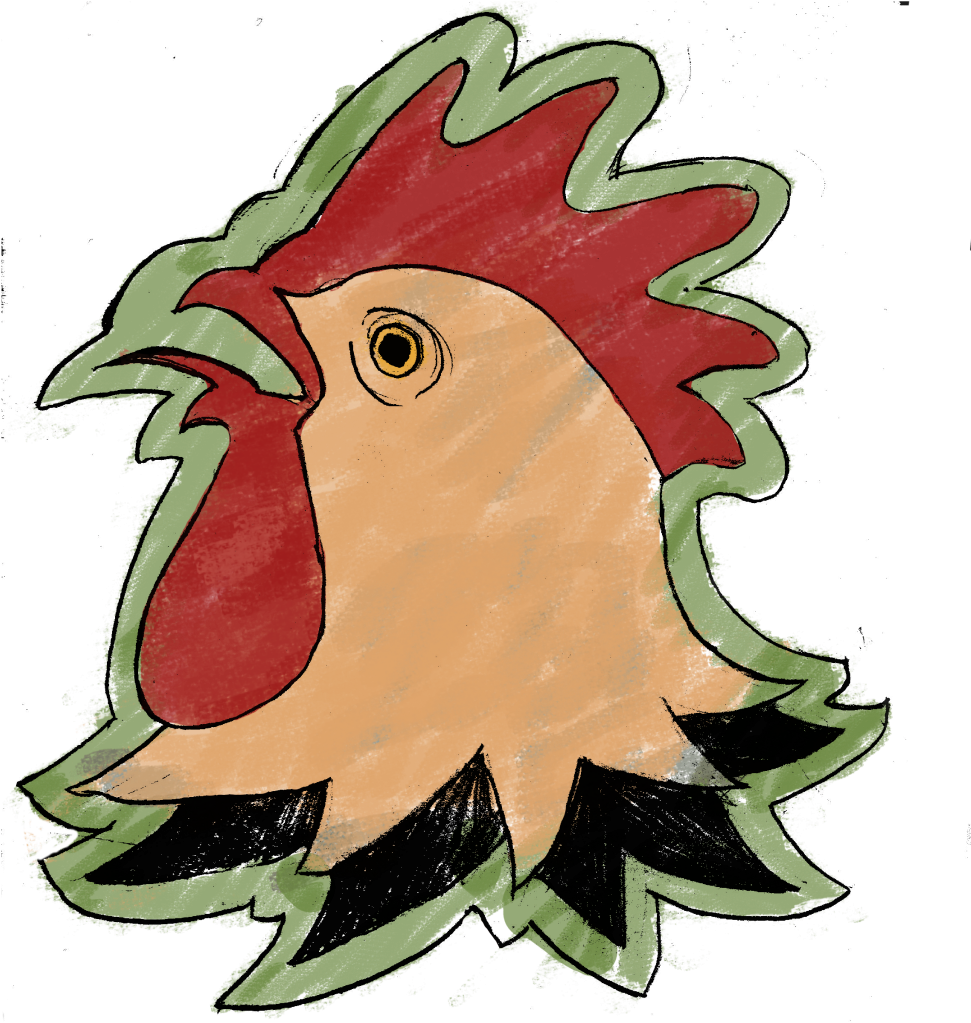 The Comb And Wattle By Lizbeth Honeymeade Clipart (1024x1024), Png Download