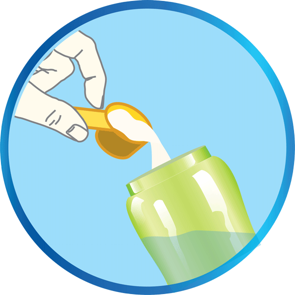 Consult Feeding Table, Pour Exact Amount Of Lukewarm Clipart (596x596), Png Download