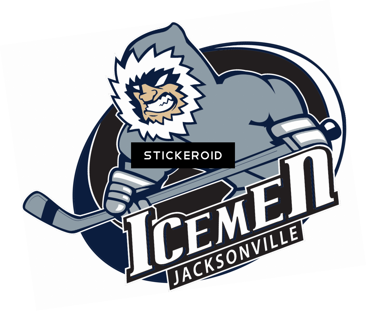 Jacksonville Icemen Logo - Jacksonville Icemen Clipart - Full Size