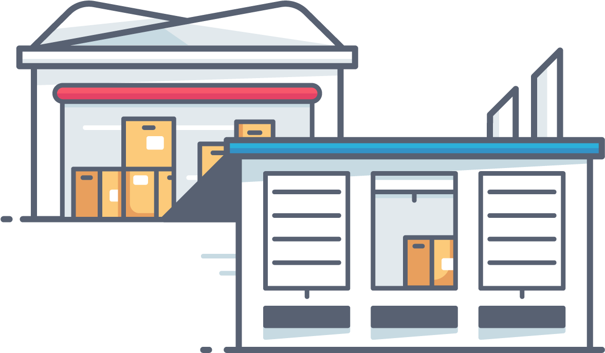 3pl Fulfillment Company - Warehouses Png Clipart (1200x900), Png Download