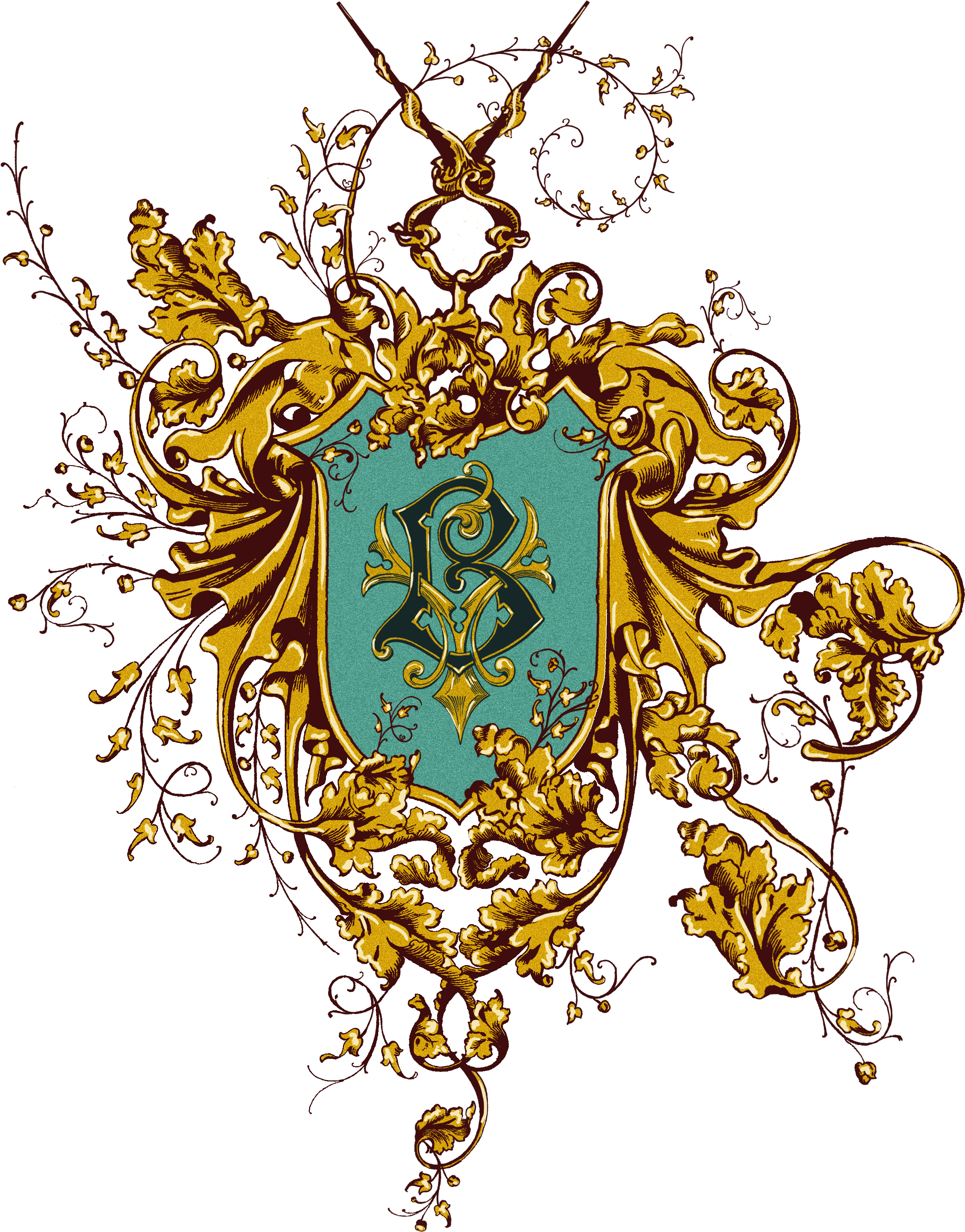 Beauxbatons Crest - Harry Potter Beauxbatons Crest Clipart (2760x3501), Png Download