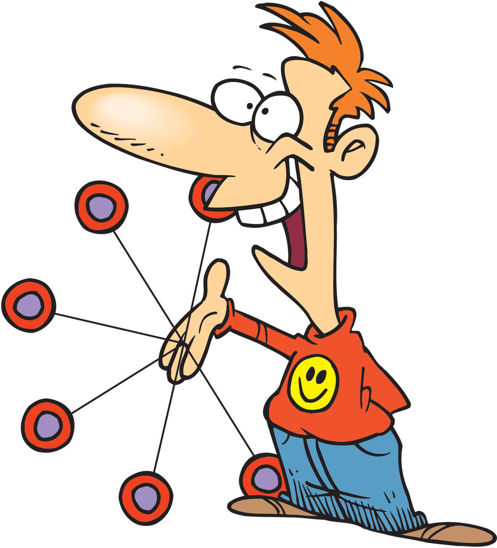 National Yo-yo Day - Clipart Man Selling Yoyos - Png Download (980x1081), Png Download