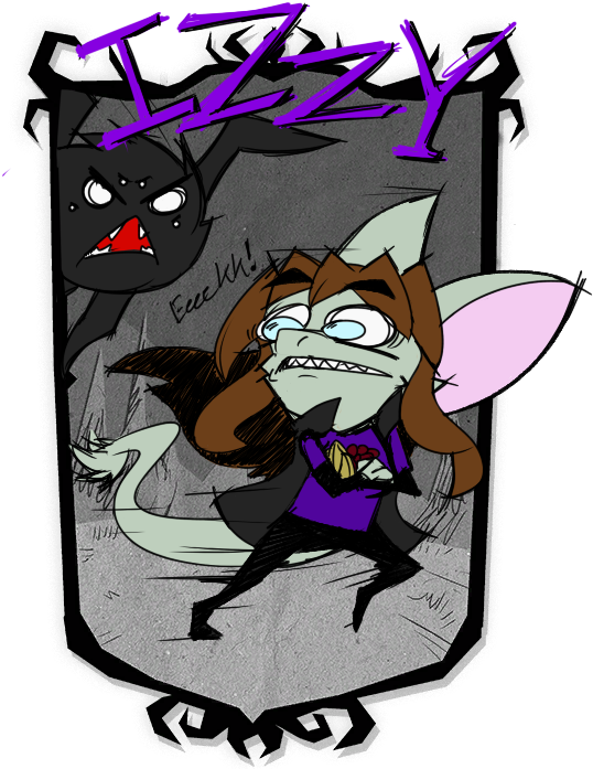 Dont Starve With The Girl Mouse Friend Clipart (560x720), Png Download