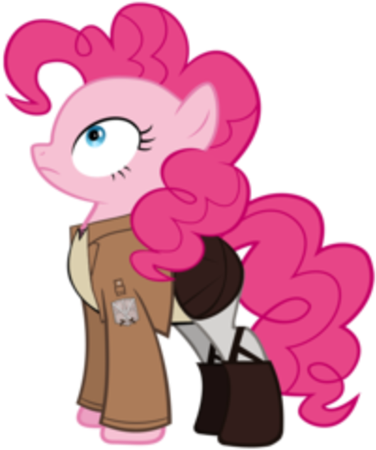 Attack On Titan - Attack On Titan My Little Pony Fanfic Clipart (600x661), Png Download
