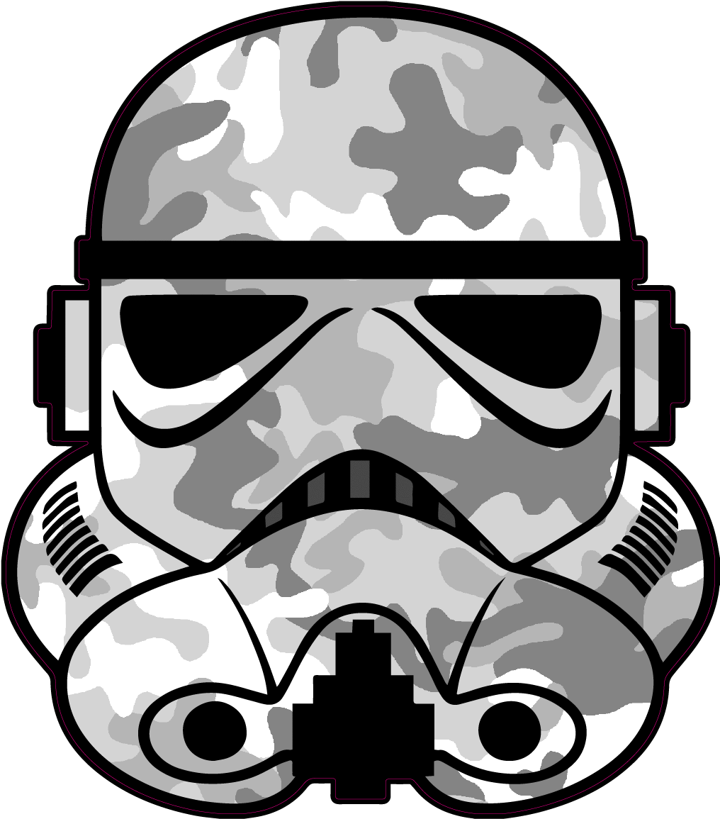 Stormtrooper Mask Cut Out Clipart (1112x1231), Png Download