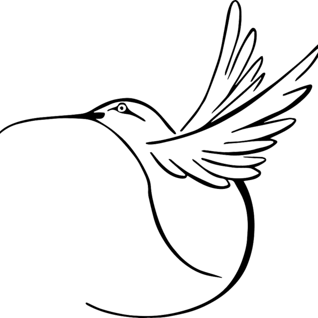 Hummingbird Vector Clipart (640x640), Png Download