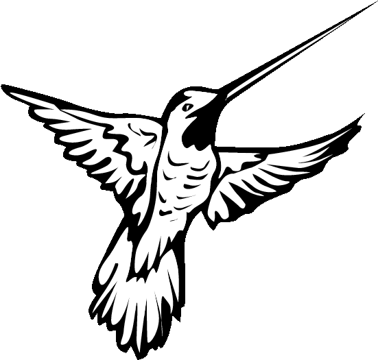 Eps 9 Hummingbird Printable Coloring In Pages For Kids - Wmf 9 Hummingbird.wmf Pillow Sham Clipart (612x792), Png Download