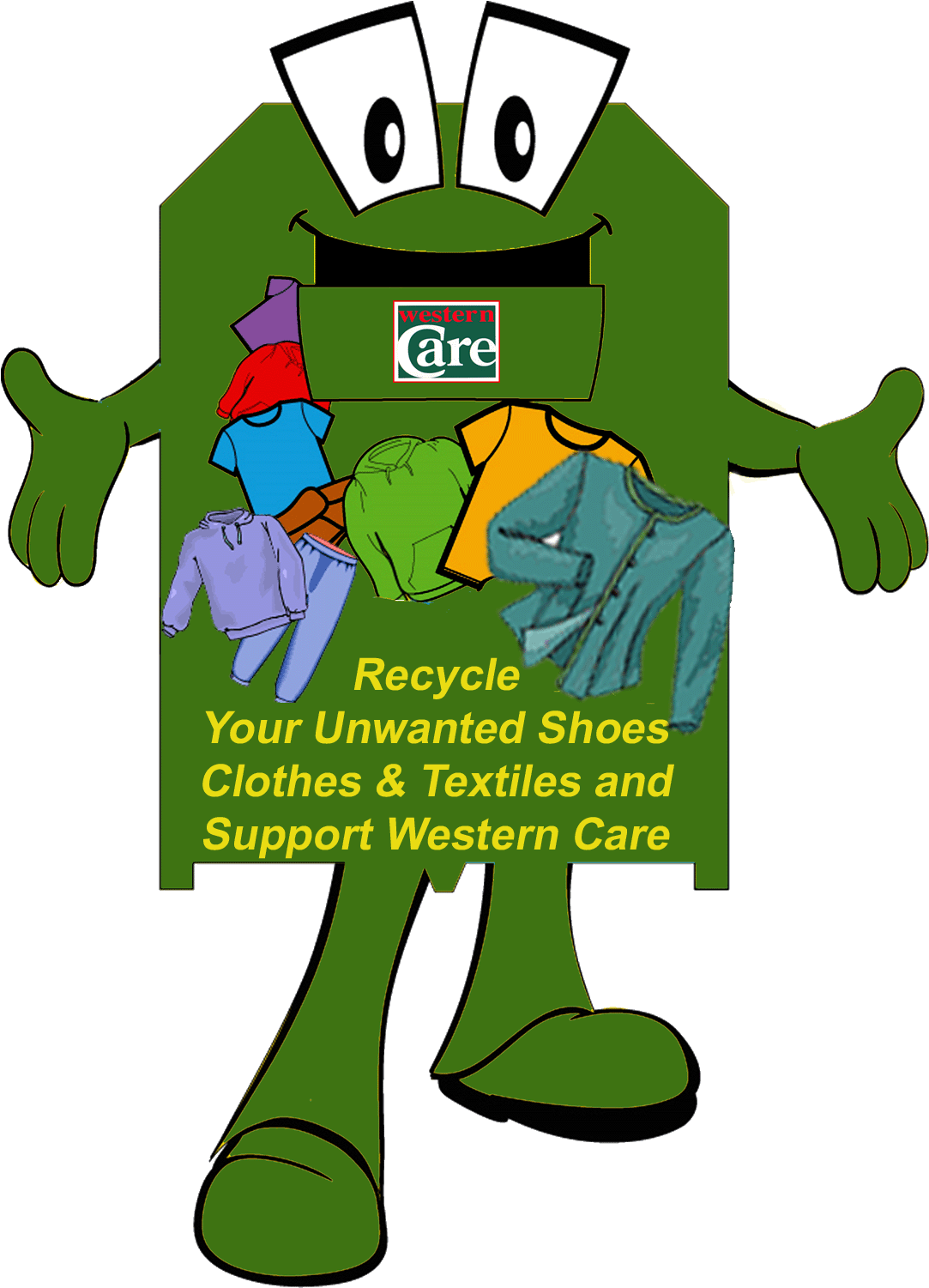 Recycle Cartoon Download - Recycling Bin Cartoon Clipart (1107x1500), Png Download