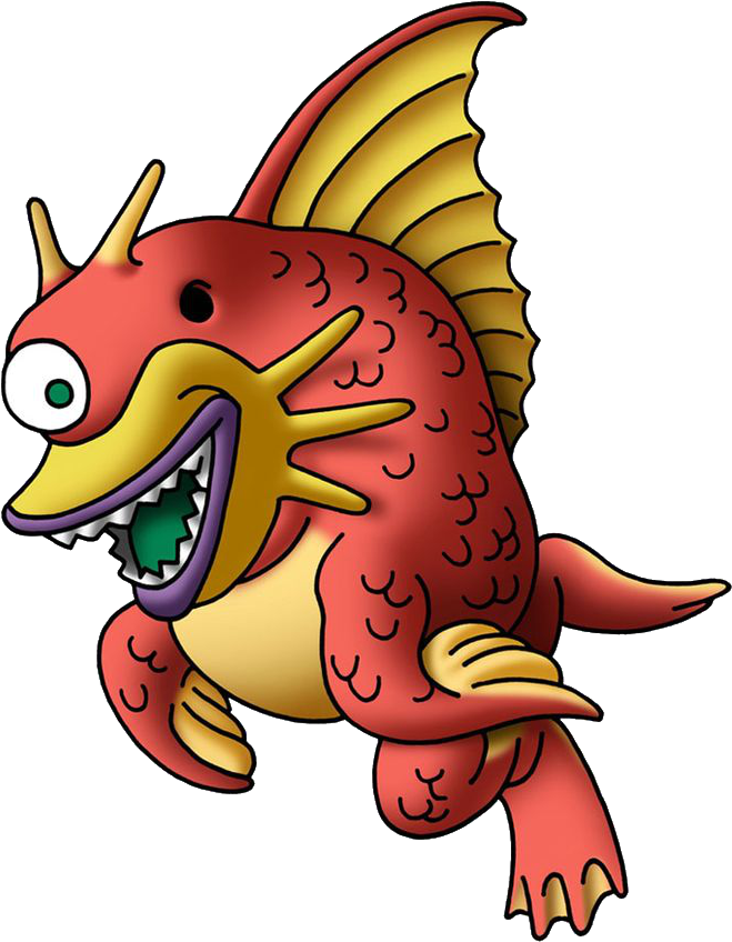 Dread Herring Japanese Names, Dragon Quest, Character - Wiki Clipart (736x874), Png Download
