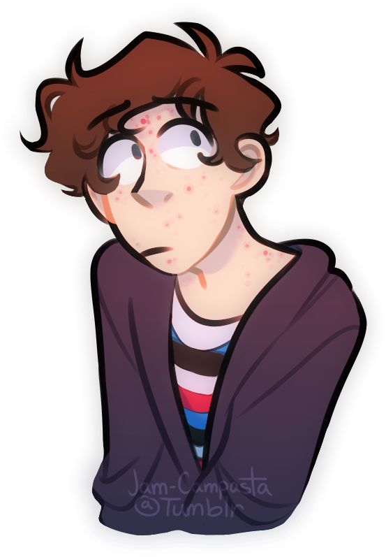 “jerm ” Mountain Dew Red, Be More Chill, Broadway - Be More Chill Clipart (704x861), Png Download