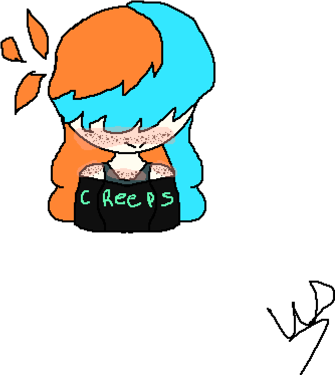 Because Be More Chill - Cartoon Clipart (998x998), Png Download