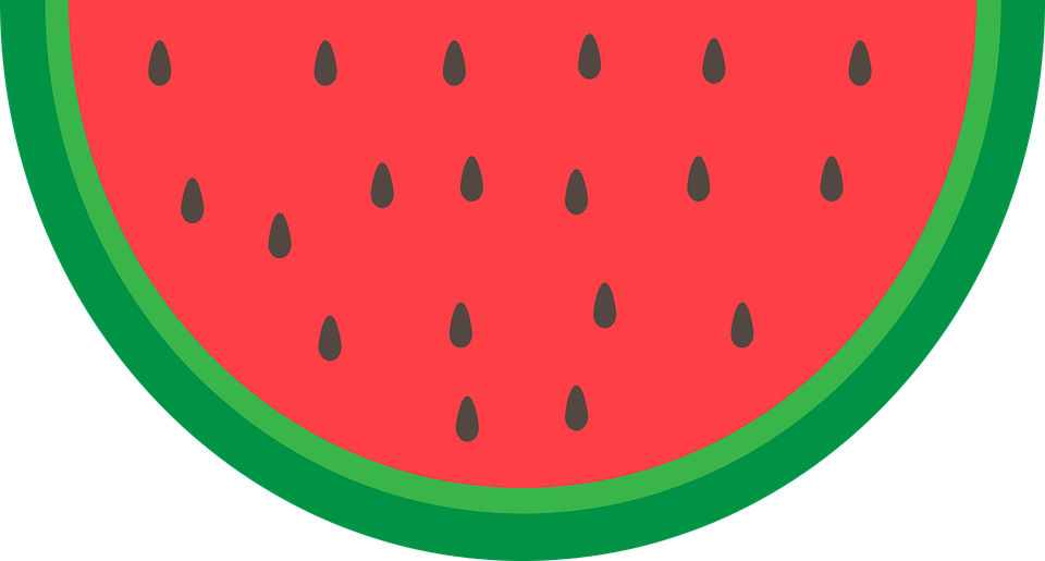 Melon Slice Cliparts 15, Buy Clip Art - Melancia Desenho Png Transparent Png (960x515), Png Download