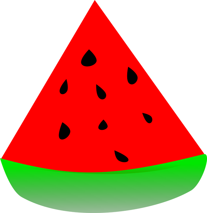 Melon Clipart Red Watermelon - Sandia Rojo - Png Download (698x720), Png Download