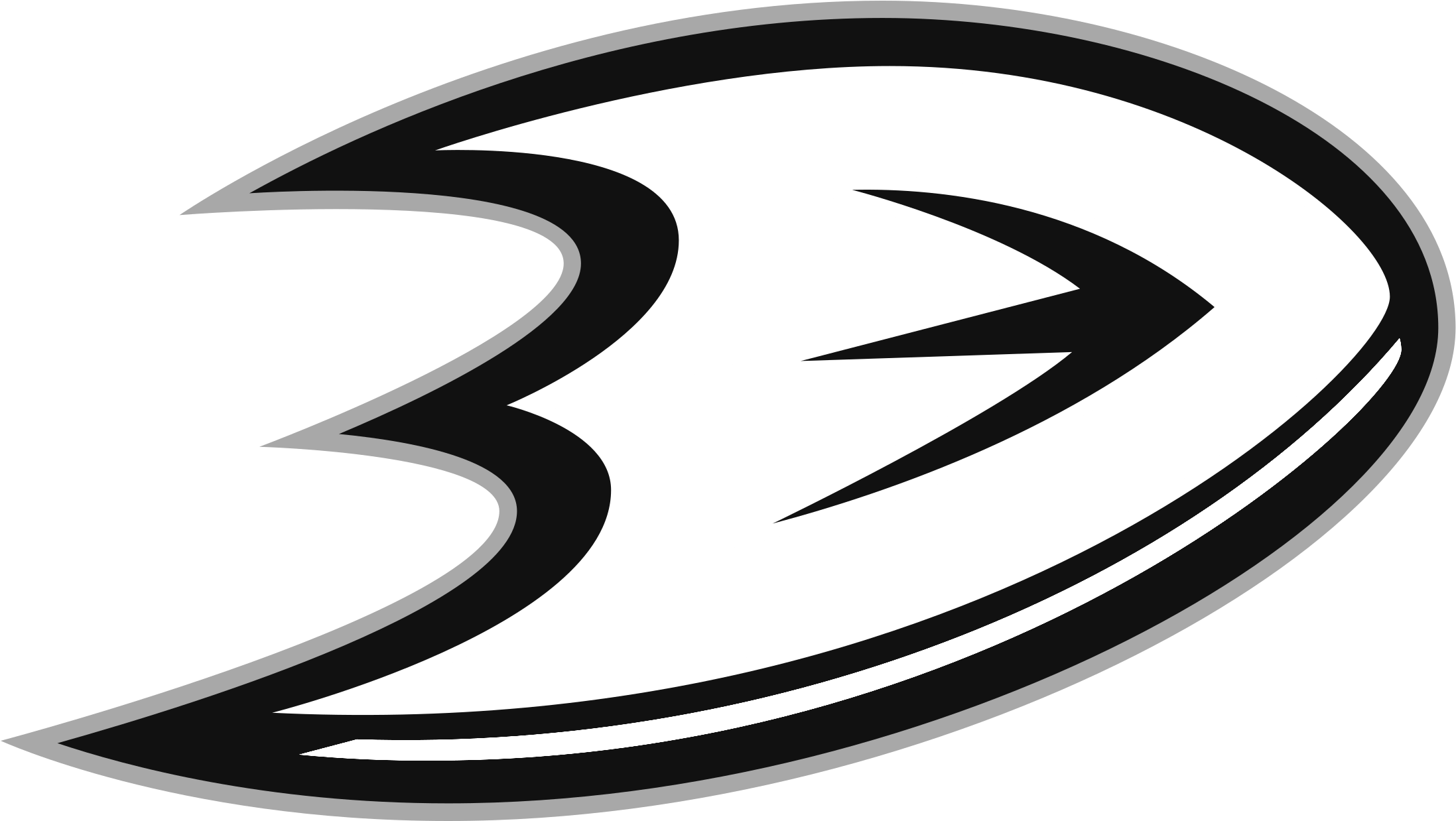 Hockey The Ducks Clipart (2400x1437), Png Download