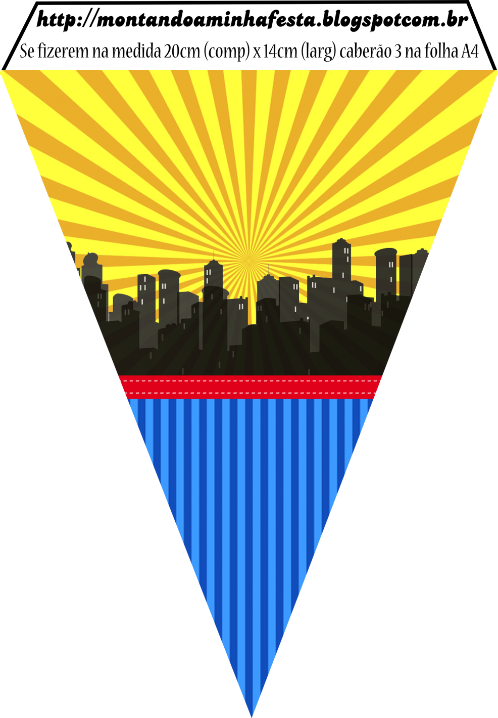 Montando Minha Festa - Bandeirola Vingadores Para Imprimir Clipart (986x1419), Png Download