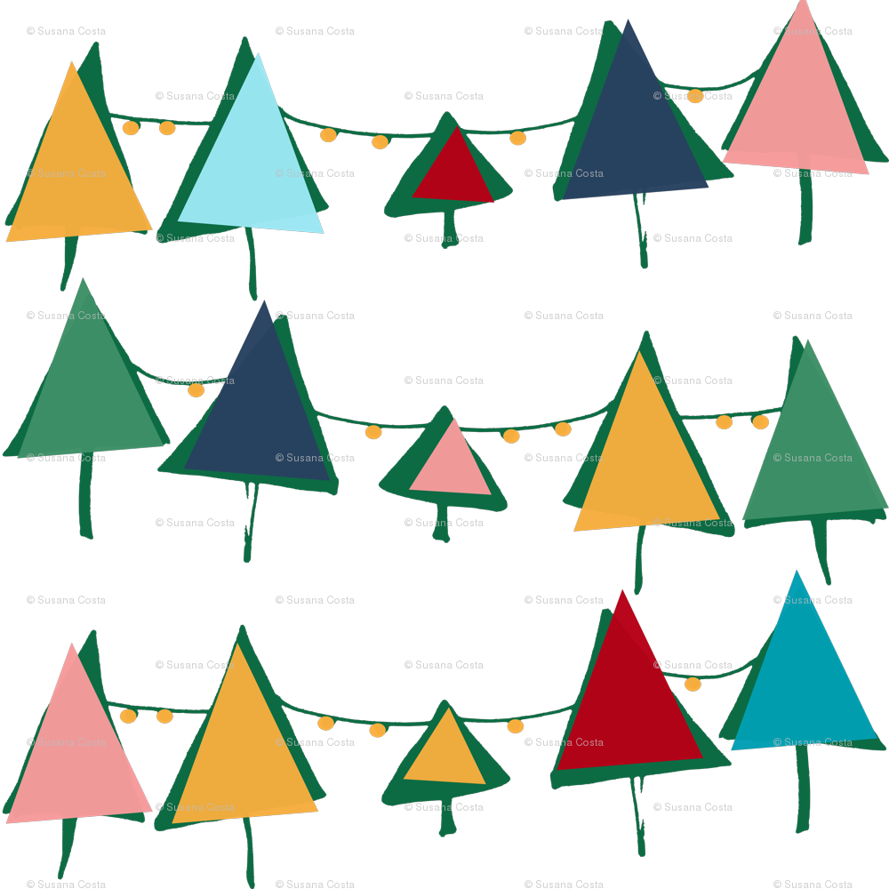Christmas Tree Clipart (1000x1000), Png Download