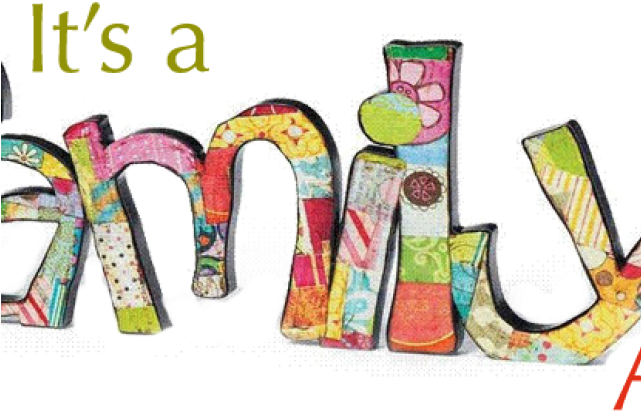 Family Affair Cliparts - Colorful Devotions Family Wall Sculpture - Png Download (640x480), Png Download