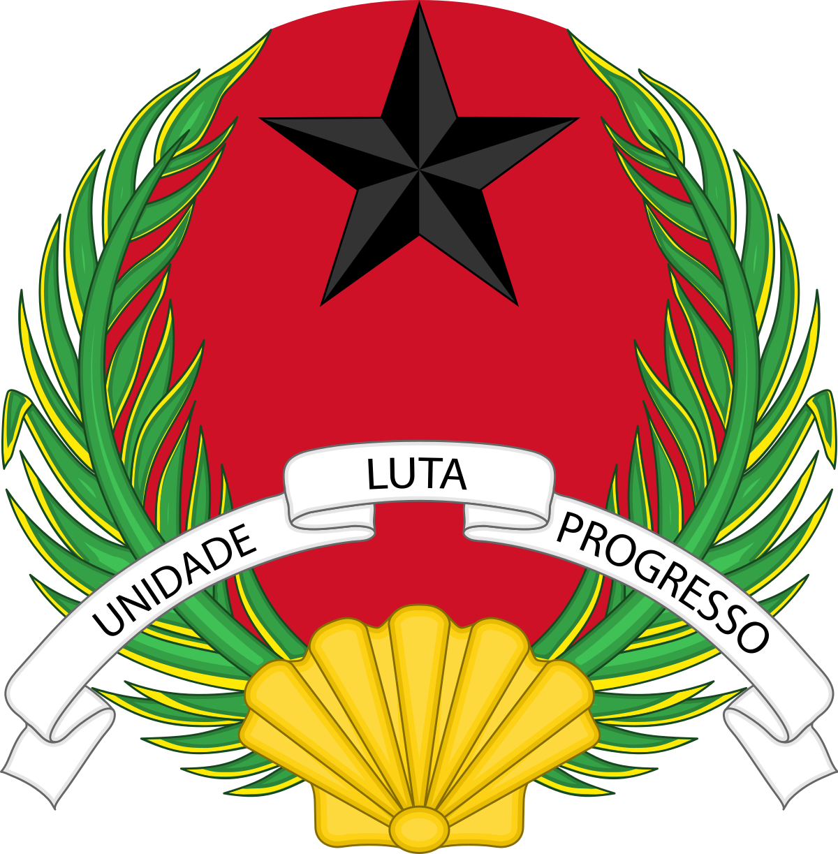 Guinea Bissau Emblem Clipart (1200x1223), Png Download