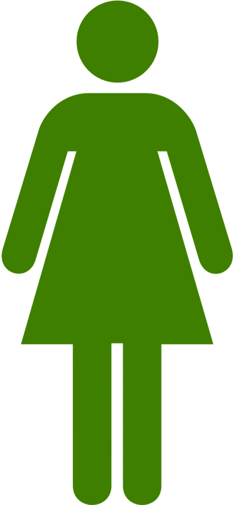 Figure,pictogram - Stick Men And Women Clipart (500x1000), Png Download