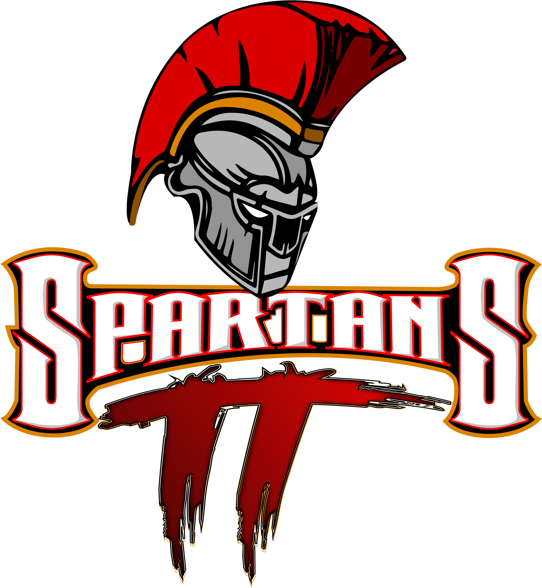 Spartans Tt - Spartans Volleyball Logo Clipart (2000x2000), Png Download
