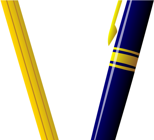 Pencil Clipart Number - Pen Cartoon Transparent - Png Download (640x480), Png Download