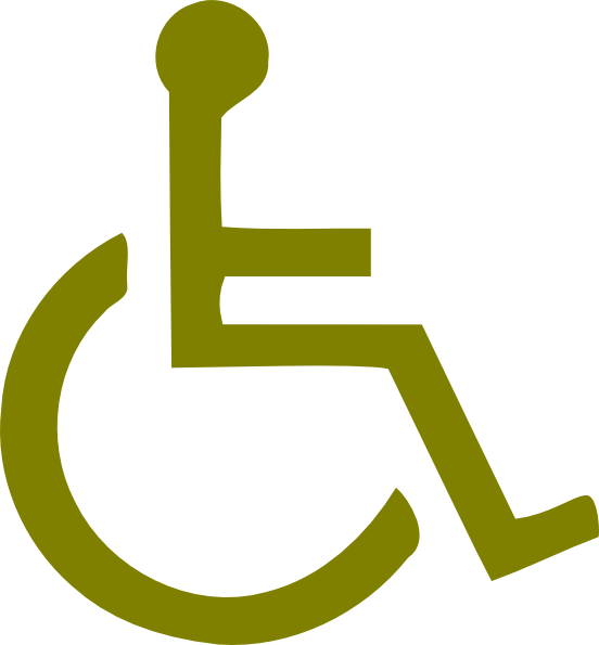 Wheelchair Clipart - Png Download (552x595), Png Download