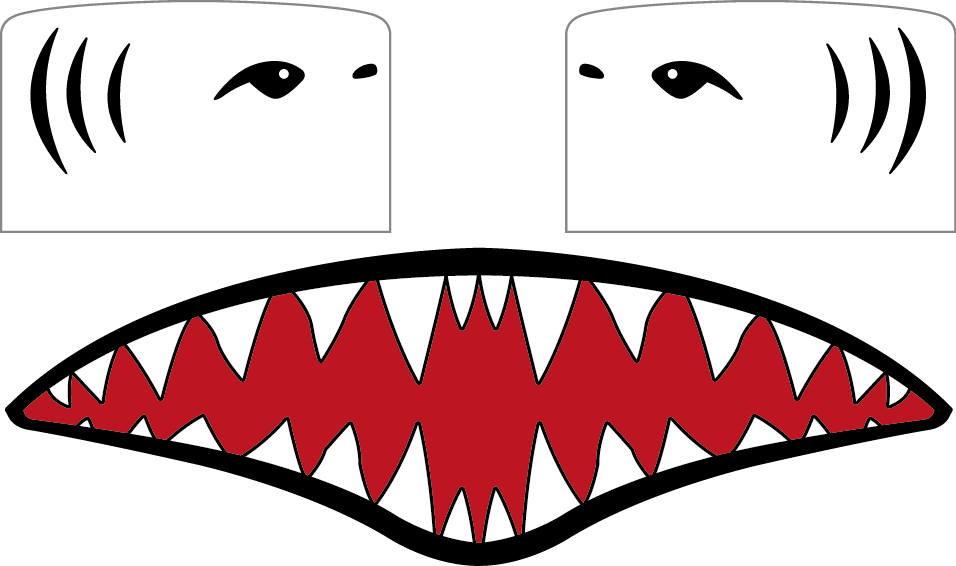 Starting With The Pyro Shark Zippo Template - X2 Clipart (956x566), Png Download
