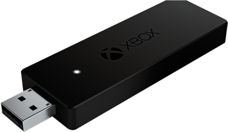 Microsoft Announces Windows Wireless Adapter For Xbox - Microsoft Xbox One Wireless Controller Adapter For Clipart (770x433), Png Download