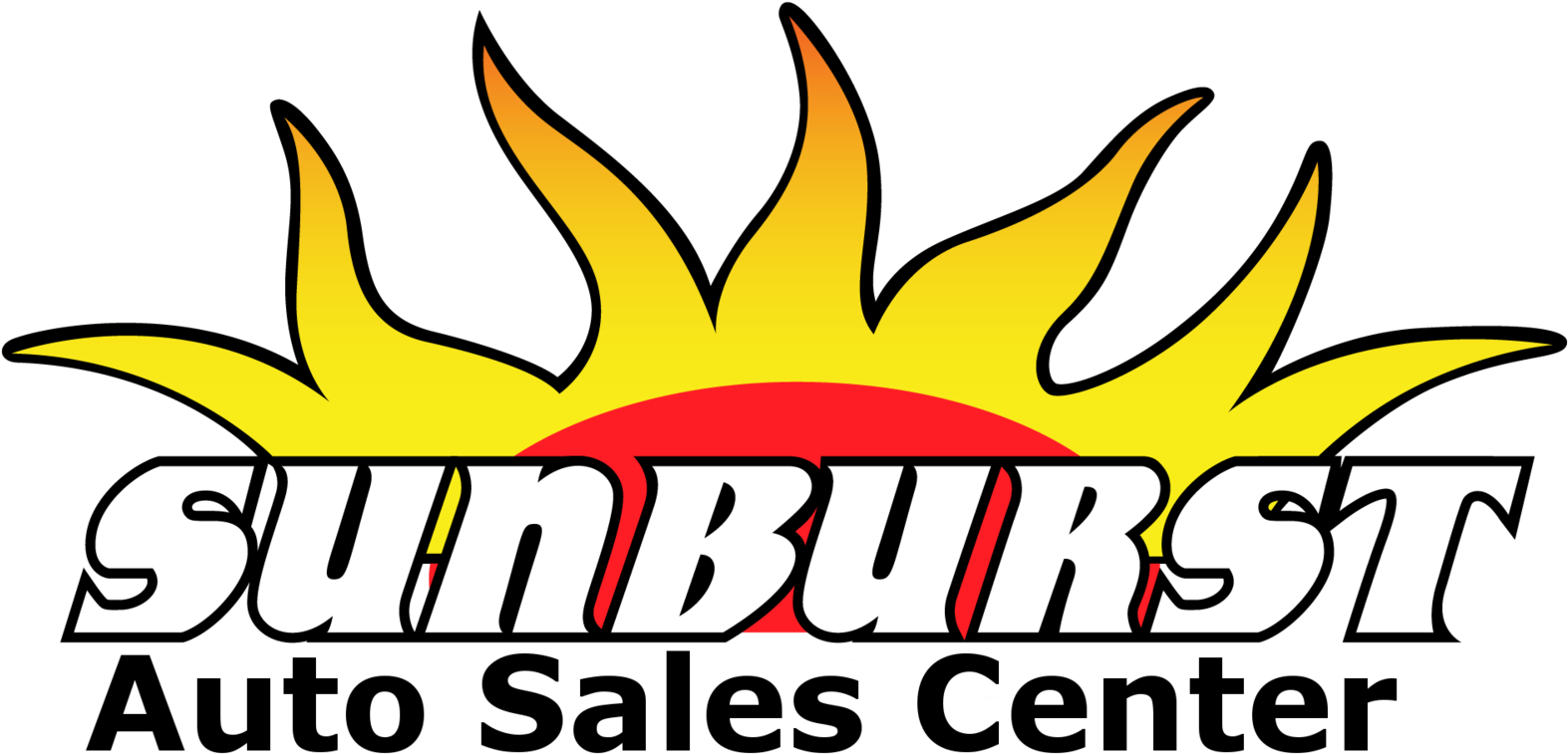 Sunburst Auto Sales Center - Sunburst Auto Sales Clipart (1600x1000), Png Download