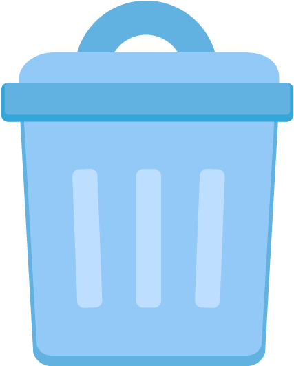 Trashcan Png Trash Can Free Png And Vector Picaboo - Vector Graphics Clipart (640x640), Png Download