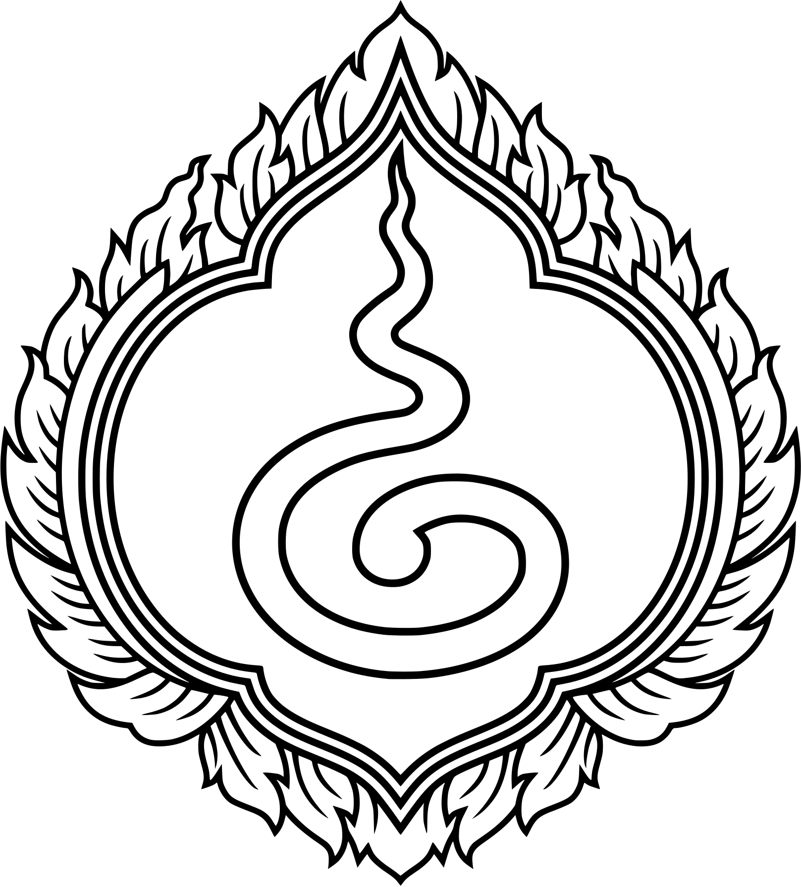 Privy Seal Of King Rama I - Rama I Clipart (1617x1790), Png Download