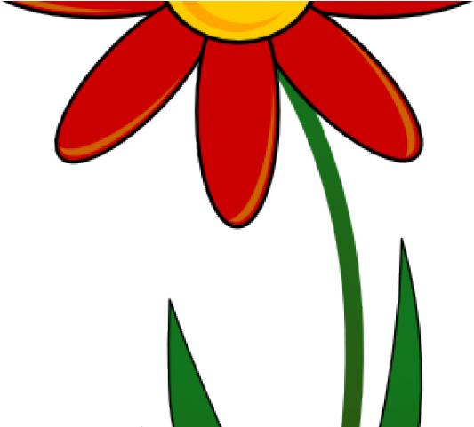 Red Flower Clipart Flower Plant - Flower Clip Art - Png Download (640x480), Png Download