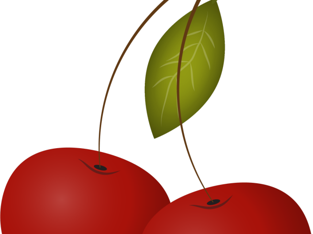 Leaves Clipart Cherry Leaf - Apple - Png Download (640x480), Png Download
