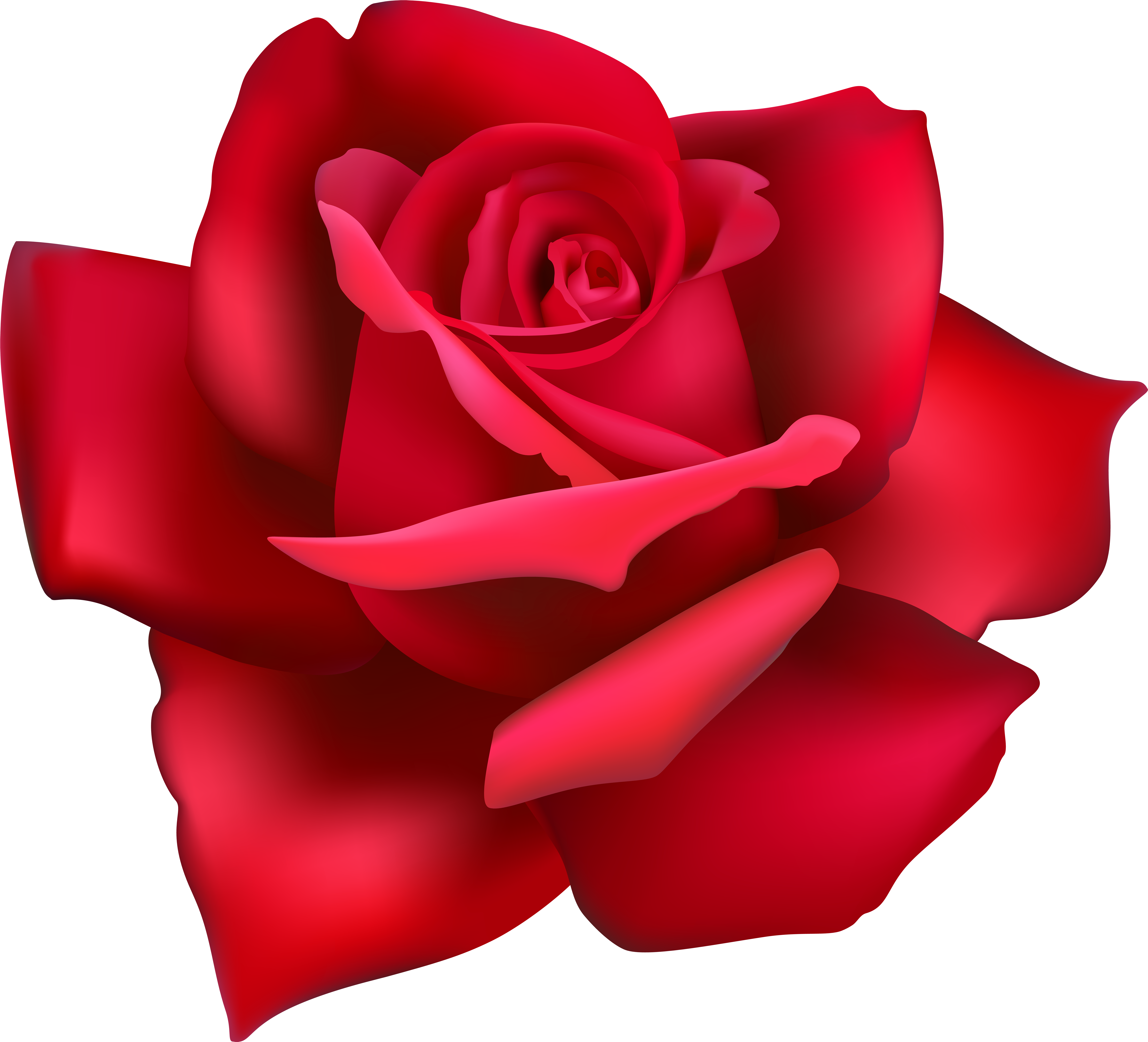 Valentine Flower Clipart - Png Download (8000x7264), Png Download