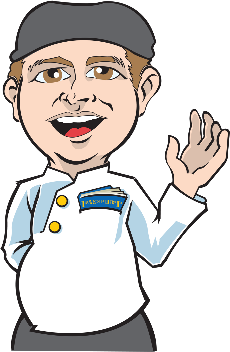 Contact Us - Cartoon Clipart (1000x1504), Png Download
